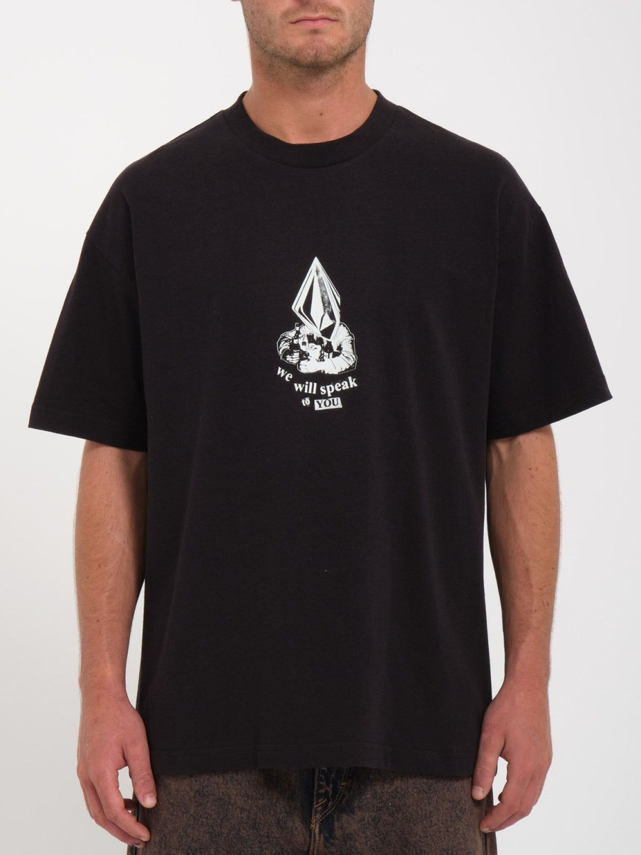 Homme Volcom T-Shirts & Polos | T-Shirt Colle Age Black