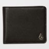 Homme Volcom Ceintures & Portefeuilles | Portefeuille Slim Stone L Black