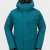 Homme Volcom Vestes De Snow | Veste Gore-Tex Dua Insulated Blue