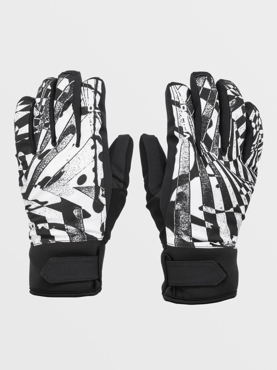 Homme Volcom Accessoires | Gants Nyle V.Co Black White