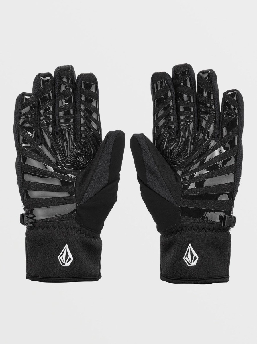 Homme Volcom Accessoires | Gants Nyle V.Co Black White