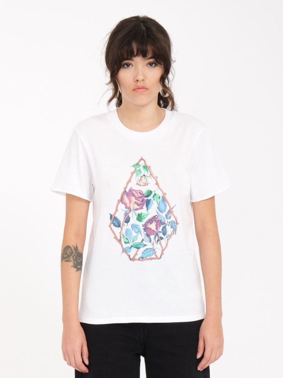 Femme Volcom T-Shirts & Debardeurs | T-Shirt Radical Daze White