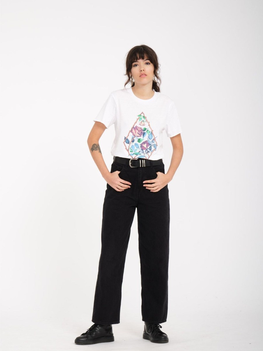 Femme Volcom T-Shirts & Debardeurs | T-Shirt Radical Daze White