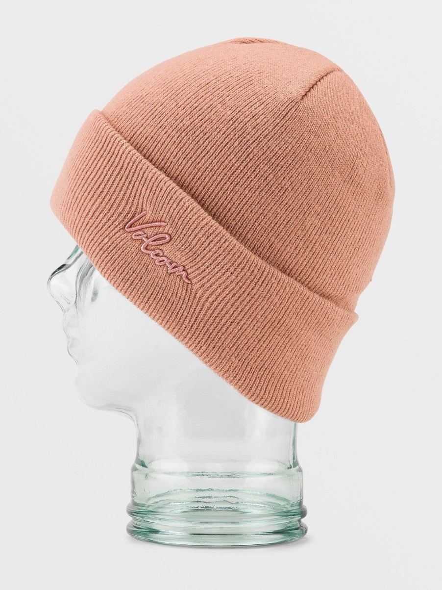 Femme Volcom Casquettes, Bonnets & Chapeaux | Bonnet Fave V.Co Earth Pink