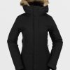 Femme Volcom Vestes De Snow | Veste Shadow Insulated Black