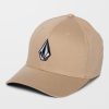 Homme Volcom Casquettes & Bonnets | Casquette Full Stone Flexfit Khaki