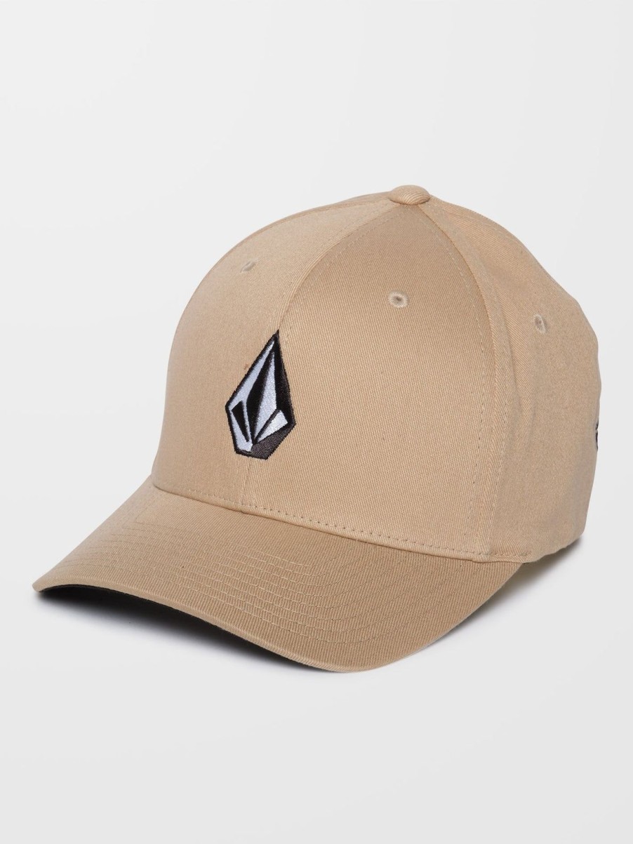 Homme Volcom Casquettes & Bonnets | Casquette Full Stone Flexfit Khaki