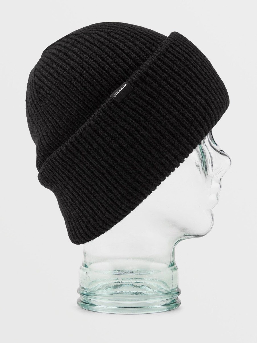 Homme Volcom Casquettes & Bonnets | Bonnet Roller Black