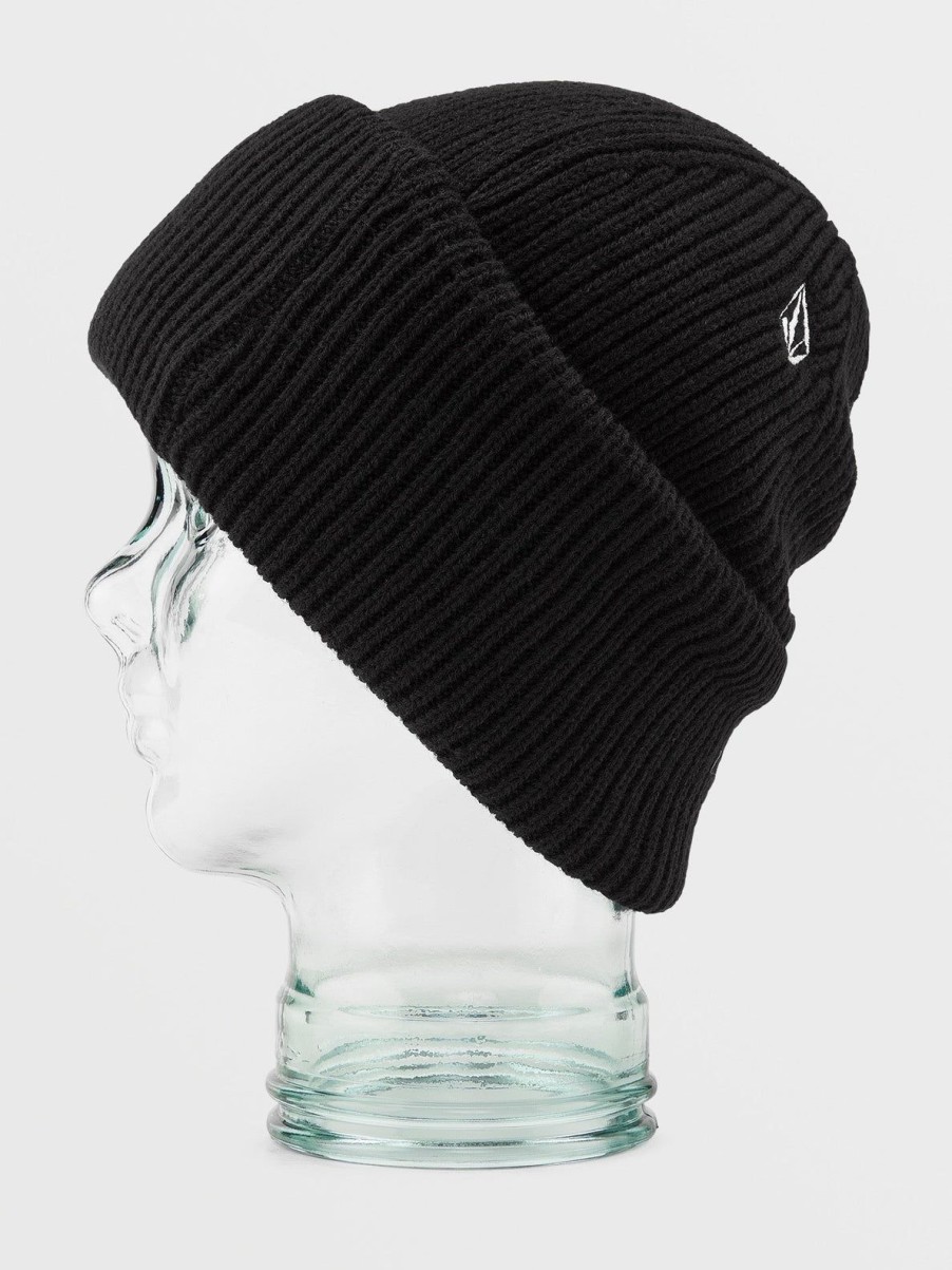 Homme Volcom Casquettes & Bonnets | Bonnet Roller Black