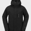 Homme Volcom Vestes De Snow | Veste Gore-Tex Dua Insulated Black