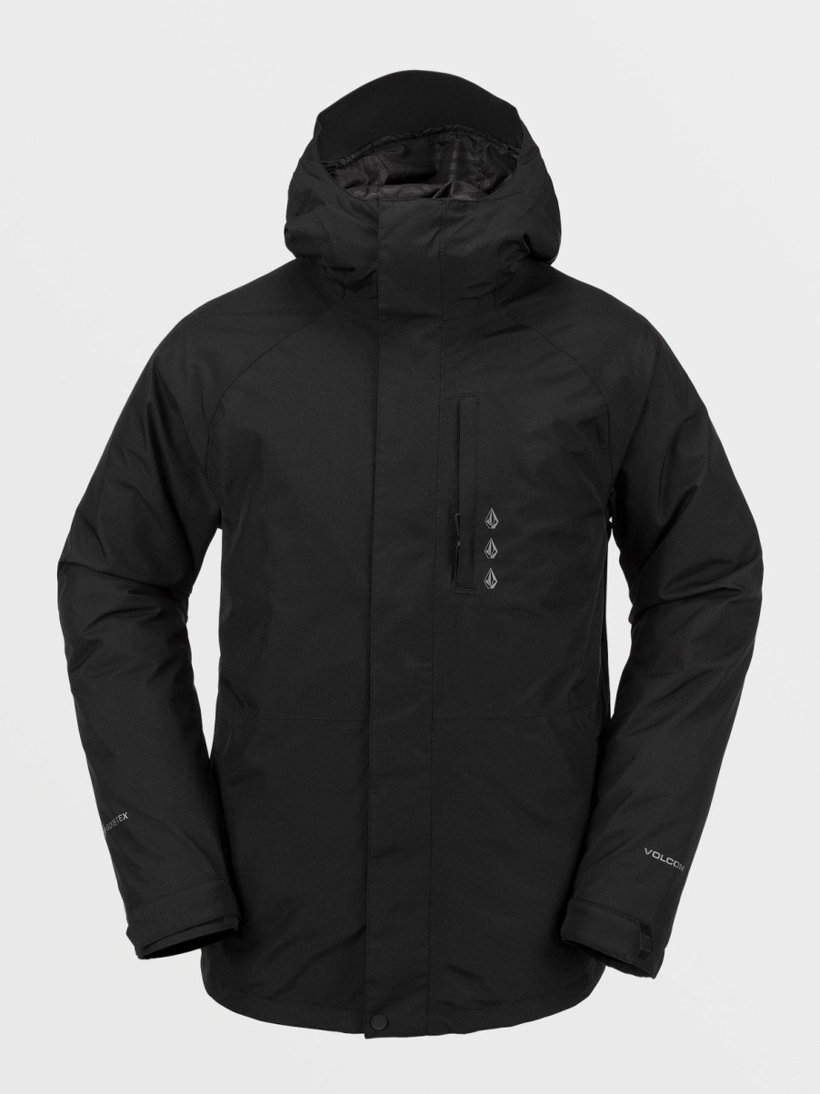 Homme Volcom Vestes De Snow | Veste Gore-Tex Dua Insulated Black