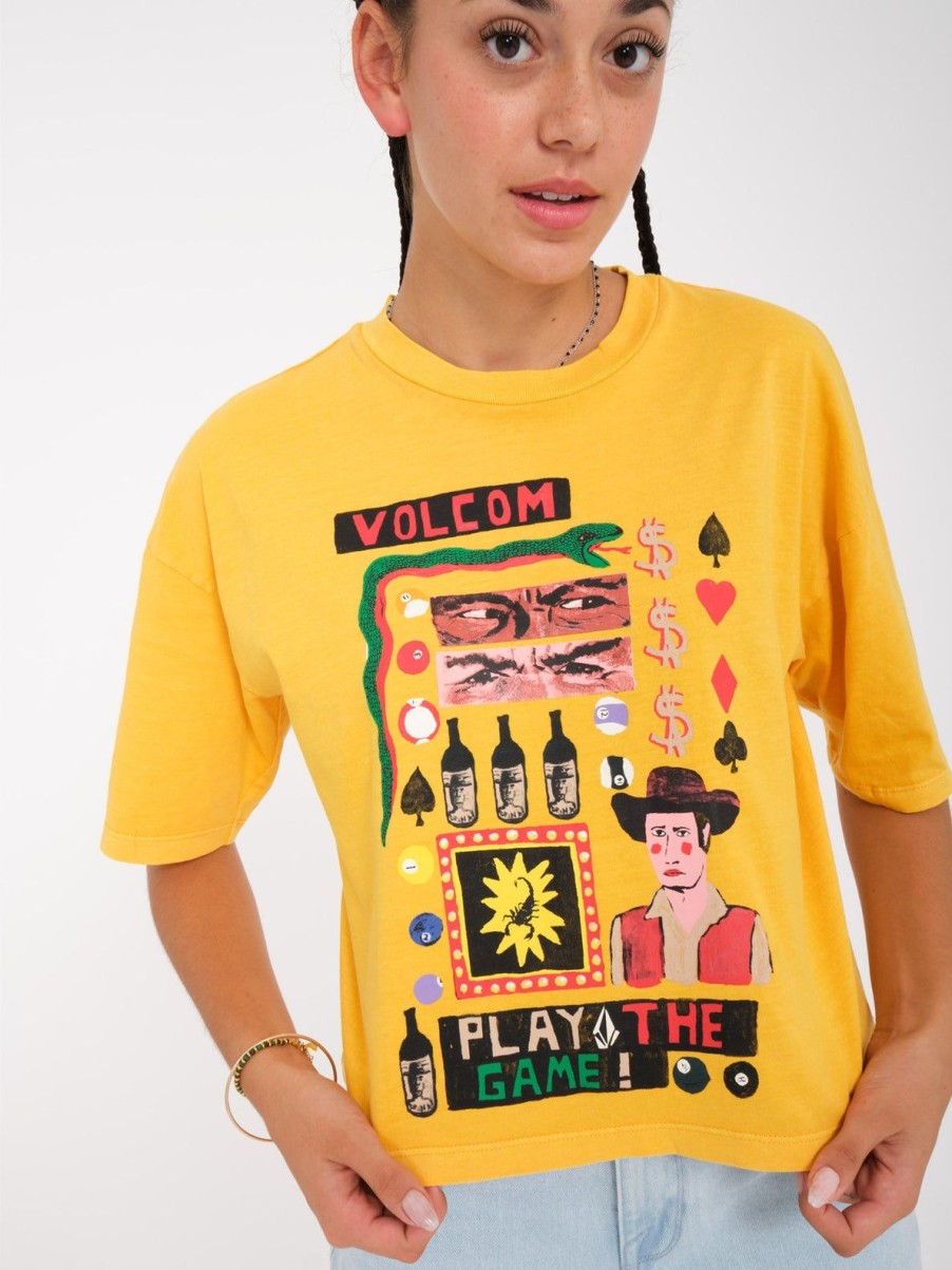 Femme Volcom T-Shirts & Debardeurs | T-Shirt Play The Citrus