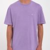 Homme Volcom T-Shirts & Polos | T-Shirt Solid Stone Paisley Purple