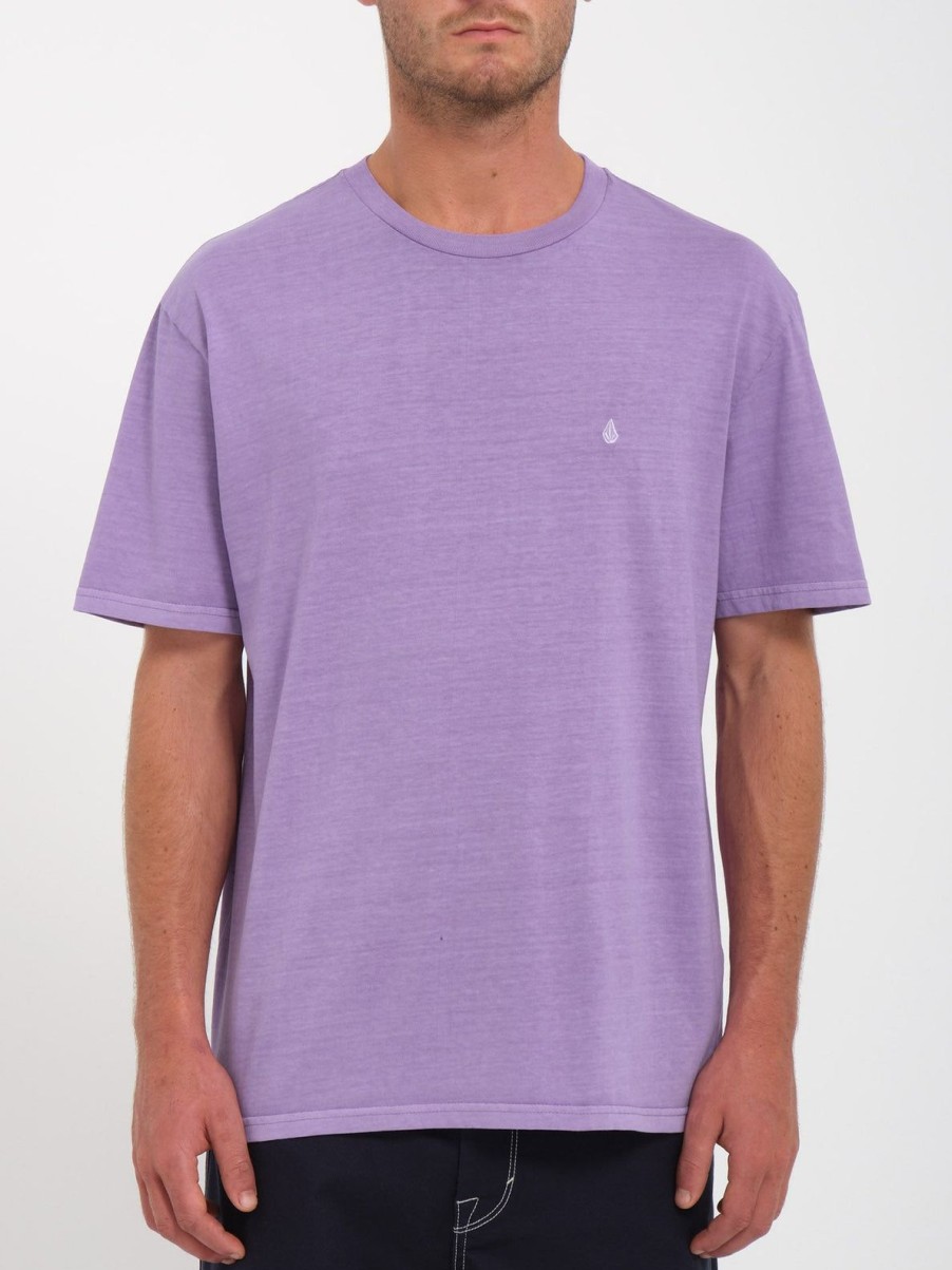 Homme Volcom T-Shirts & Polos | T-Shirt Solid Stone Paisley Purple