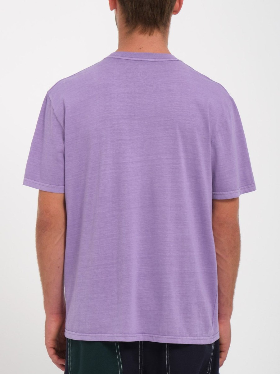 Homme Volcom T-Shirts & Polos | T-Shirt Solid Stone Paisley Purple