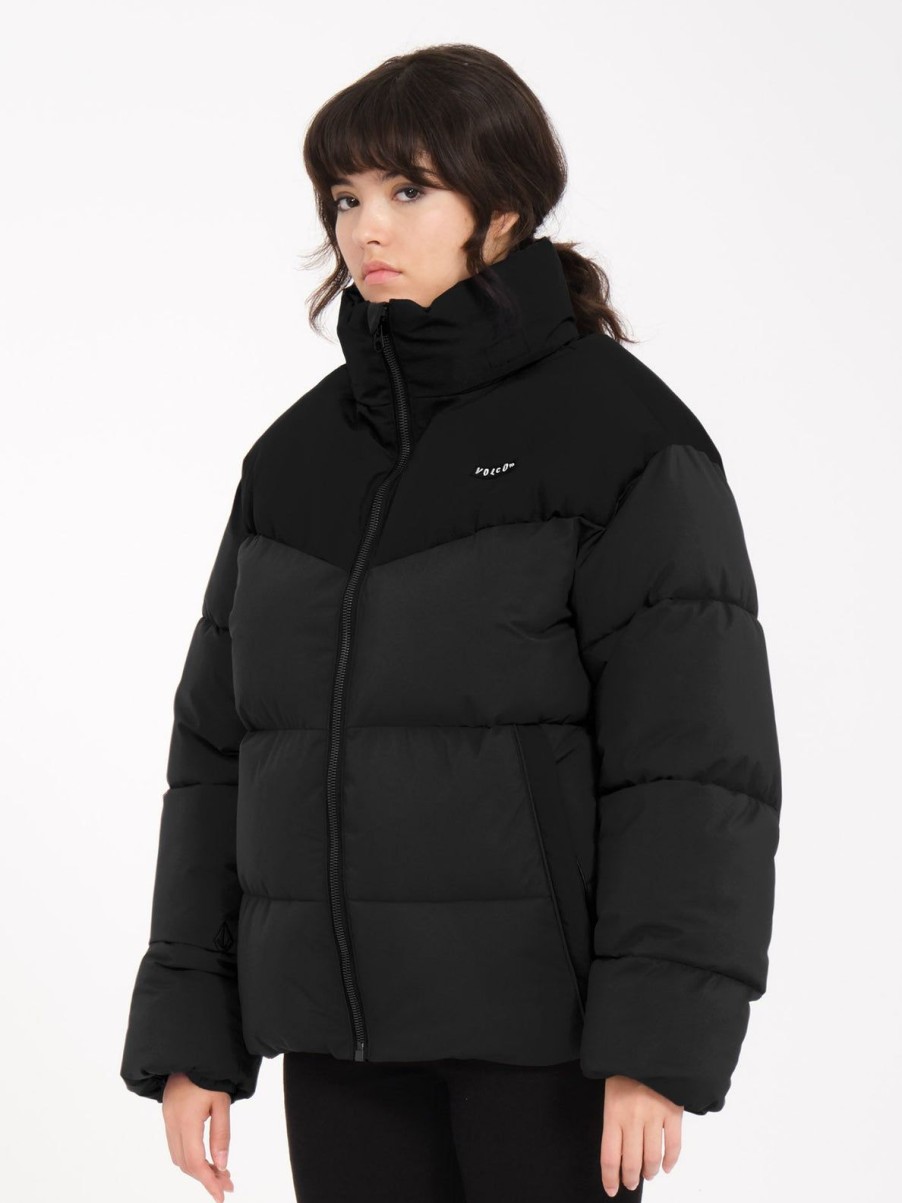 Femme Volcom Vestes | Veste Woldsmooth Black