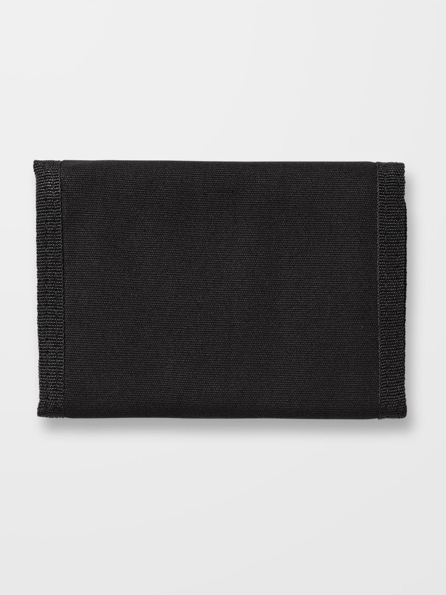 Homme Volcom Ceintures & Portefeuilles | Portefeuille Ninetyfive Trifold Black