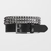 Homme Volcom Ceintures & Portefeuilles | Ceinture V Ent Leather Black