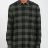 Homme Volcom Chemises | Chemise Caden Plaid Black