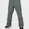 Homme Volcom Pantalons De Snow | Pantalon Freakin Snow Dark Grey