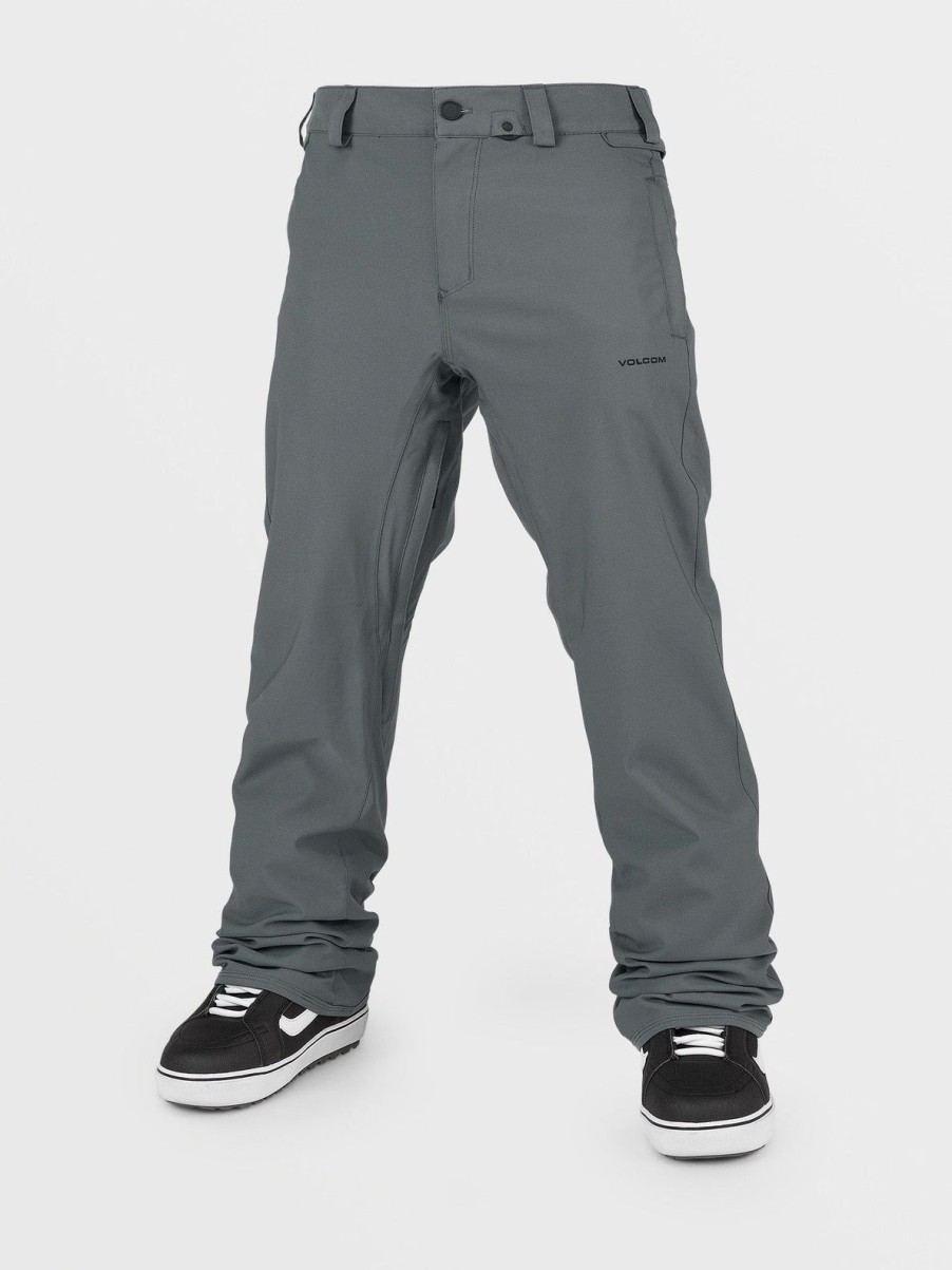 Homme Volcom Pantalons De Snow | Pantalon Freakin Snow Dark Grey