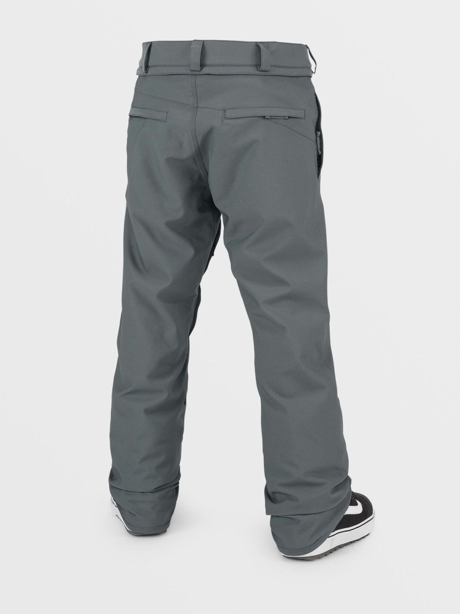 Homme Volcom Pantalons De Snow | Pantalon Freakin Snow Dark Grey