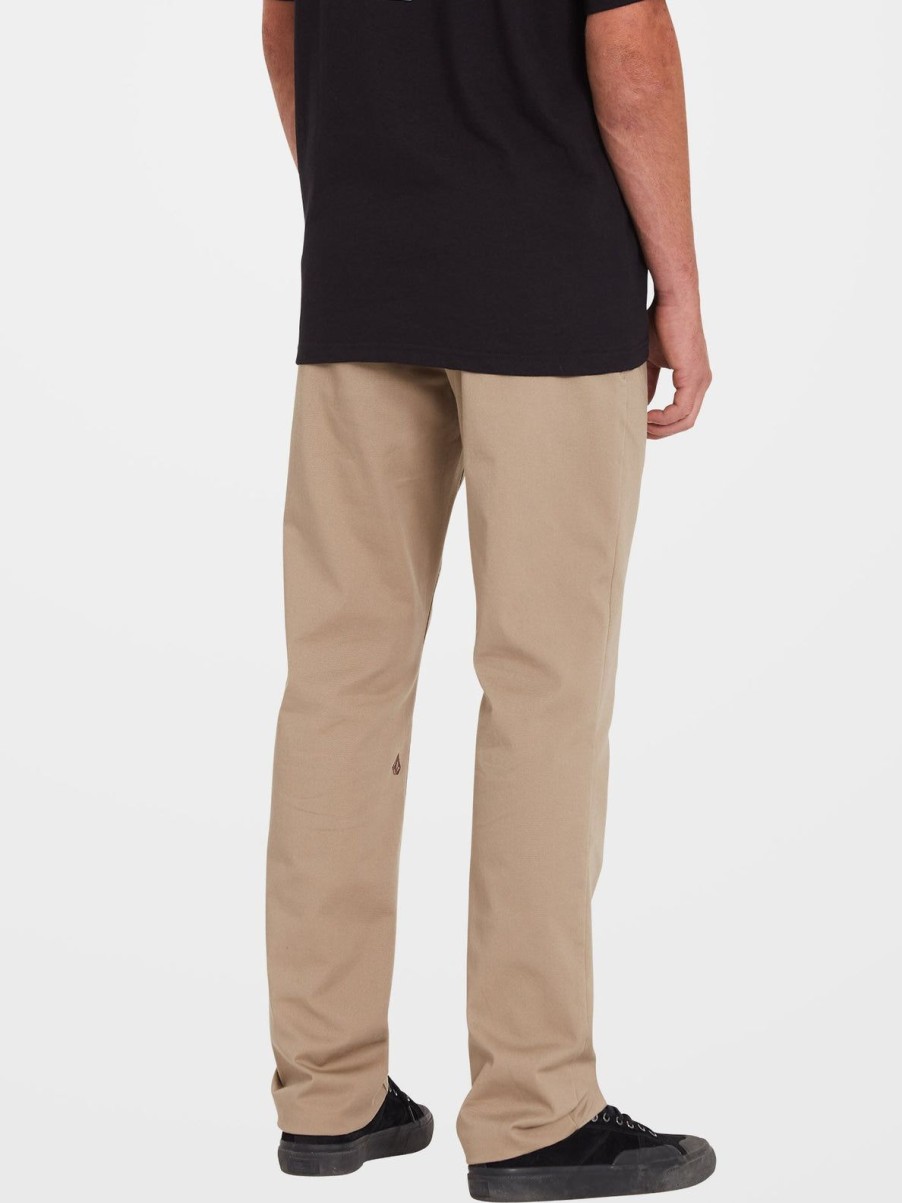 Homme Volcom Pantalons & Chinos | Pantalon Frickin Modern Stretch Khaki