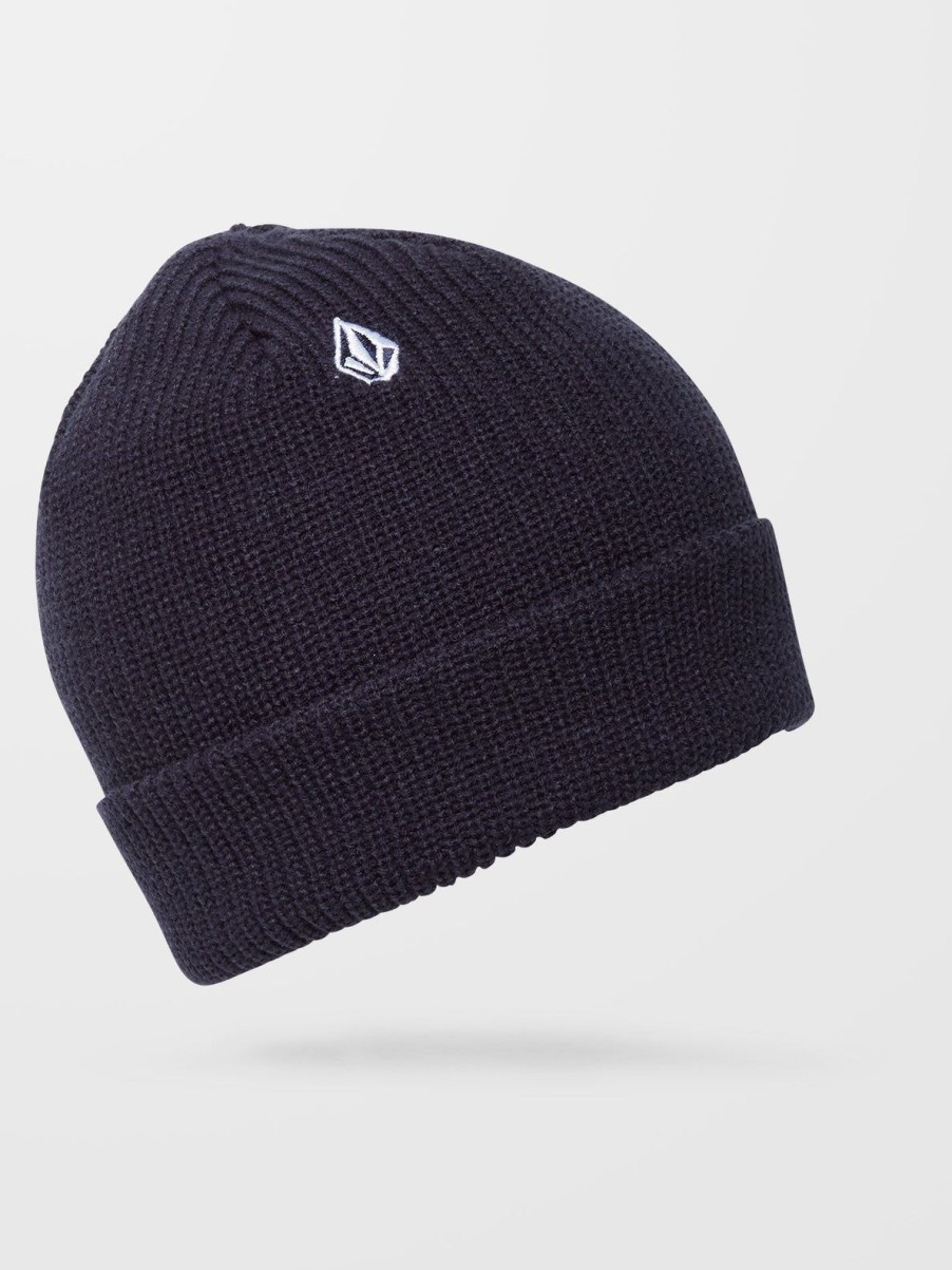 Homme Volcom Casquettes & Bonnets | Bonnet Full Stone Navy