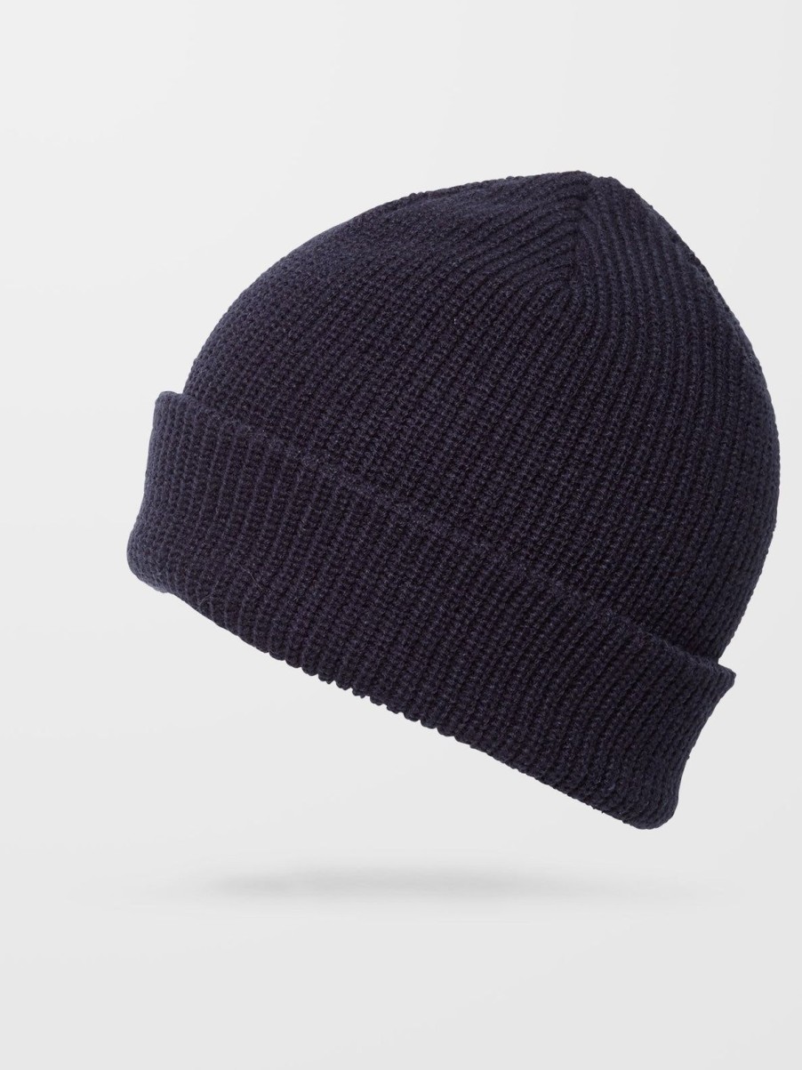 Homme Volcom Casquettes & Bonnets | Bonnet Full Stone Navy