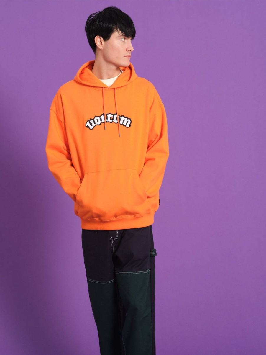 Homme Volcom Sweats | Sweat A Capuche Obtic Carrot