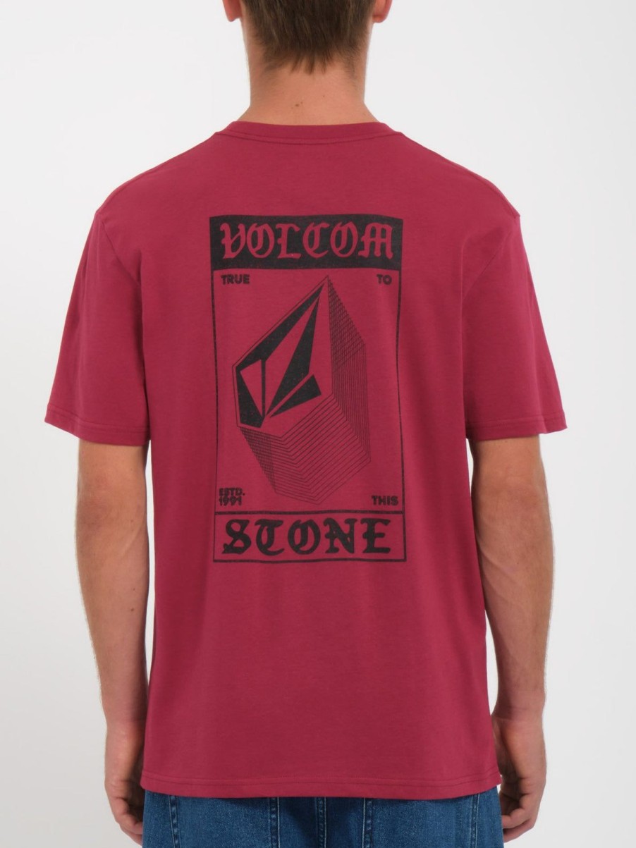 Homme Volcom T-Shirts & Polos | T-Shirt Globstok Wine