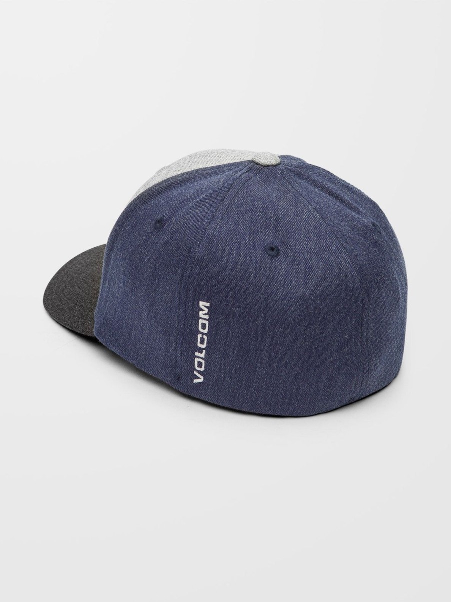 Homme Volcom Casquettes & Bonnets | Casquette Flexfit Full Stone Heather SmoOnline Blue