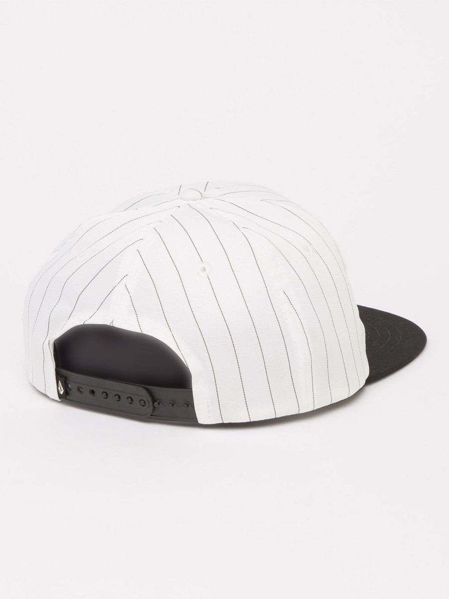 Homme Volcom Casquettes & Bonnets | Casquette Strike Stone Black Stripe