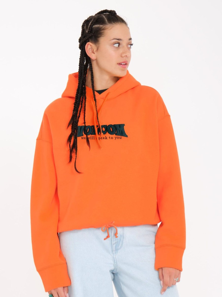 Femme Volcom Sweats | Sweat A Capuche Tripstone Carrot