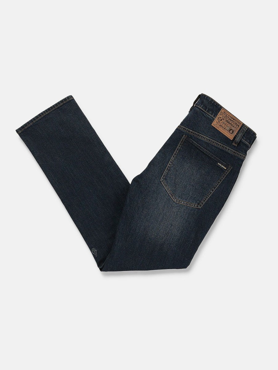 Homme Volcom Jeans | Jean Solver New Vintage Blue