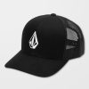 Homme Volcom Casquettes & Bonnets | Casquette Full Stone Cheese Black