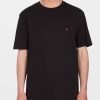 Homme Volcom T-Shirts & Polos | T-Shirt Stone Blanks Black