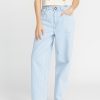 Femme Volcom Jeans | Jean Weellow Light Blue