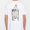 Homme Volcom T-Shirts & Polos | T-Shirt Lintell Mirror White