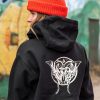 Homme Volcom Pulls Et Polaires | Sweat A Capuche Costus Black