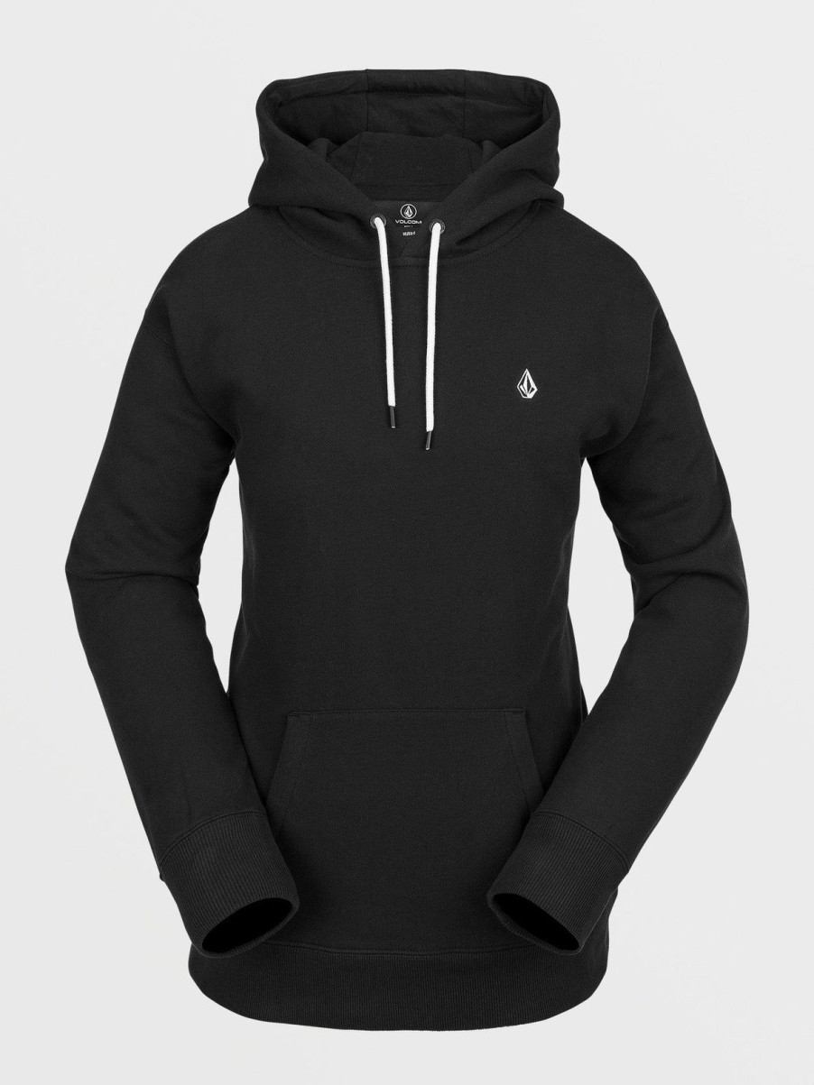 Homme Volcom Pulls Et Polaires | Sweat A Capuche Costus Black