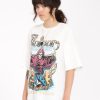 Femme Volcom T-Shirts & Debardeurs | T-Shirt Voltrip Star White