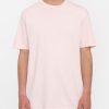 Homme Volcom T-Shirts & Polos | T-Shirt Solid Stone Lilac Ash