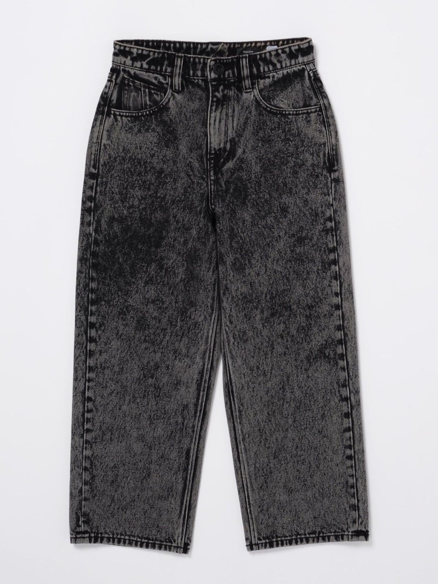 Garcons Volcom Jeans | Jean Billow-Acid Black Clair-(Enfant) Light Acid Black