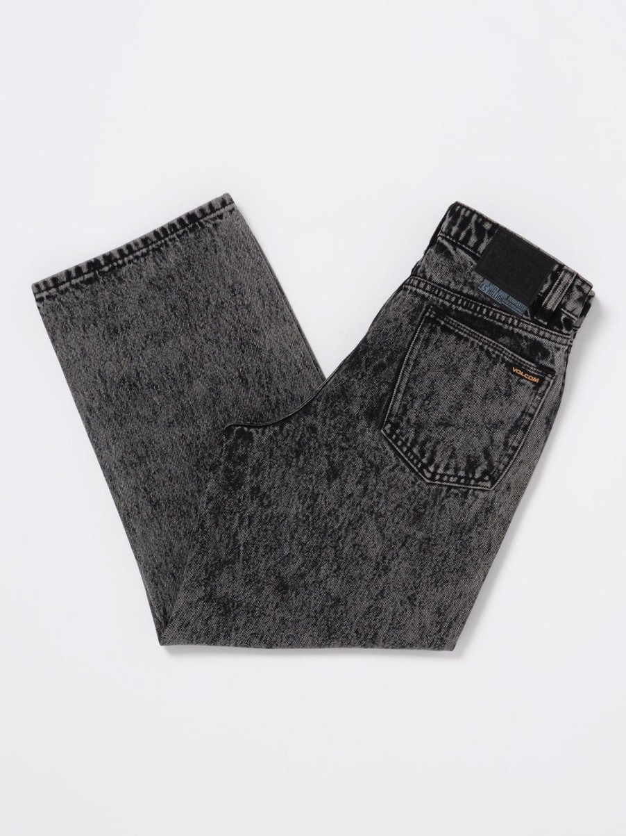 Garcons Volcom Jeans | Jean Billow-Acid Black Clair-(Enfant) Light Acid Black