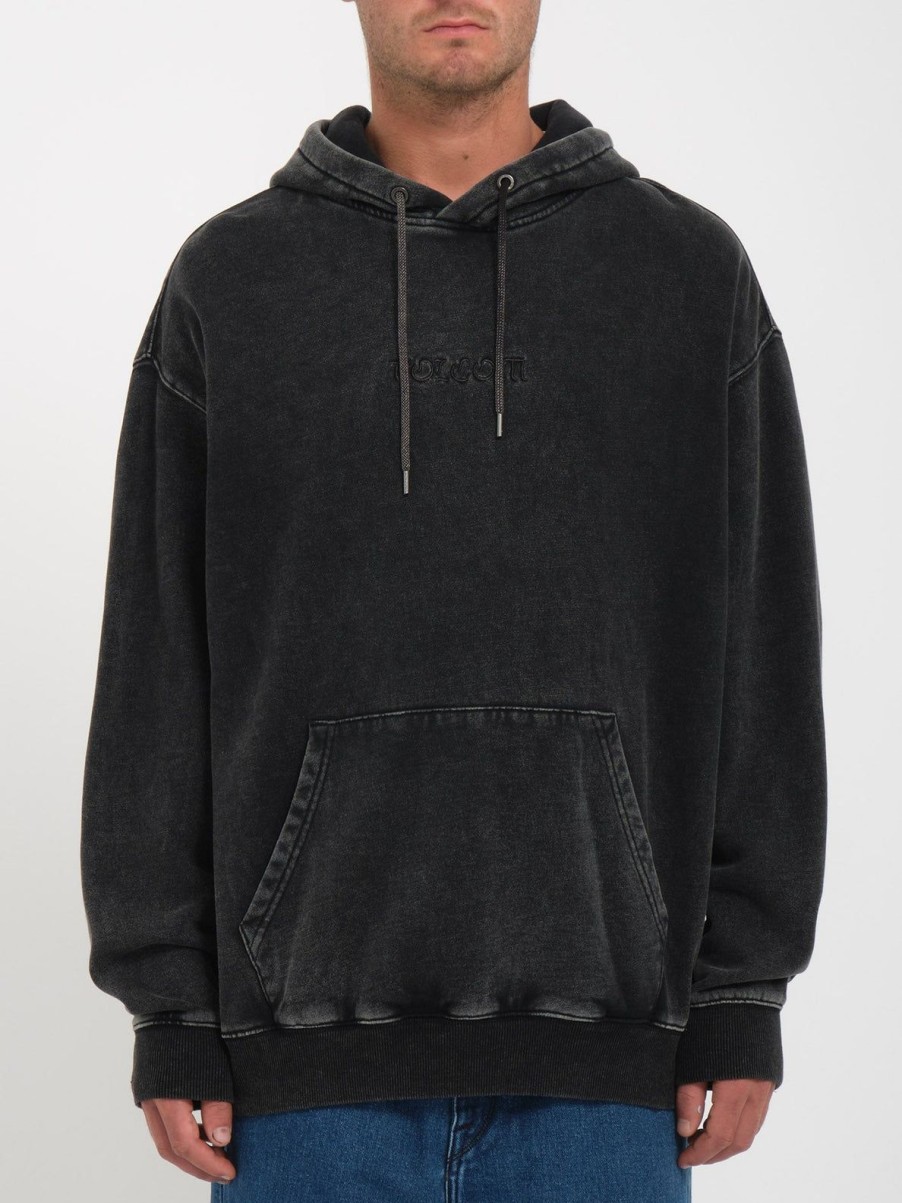 Homme Volcom Sweats | Sweat A Capuche Acid Wall Black