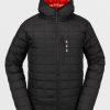 Homme Volcom Vestes & Manteaux | Doudoune Puff Puff Give Black