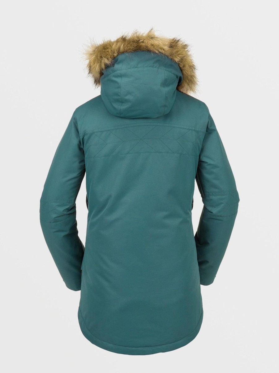 Femme Volcom Vestes De Snow | Veste Fawn Insulated Balsam