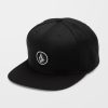 Homme Volcom Casquettes & Bonnets | Casquette Quarter Twill Black