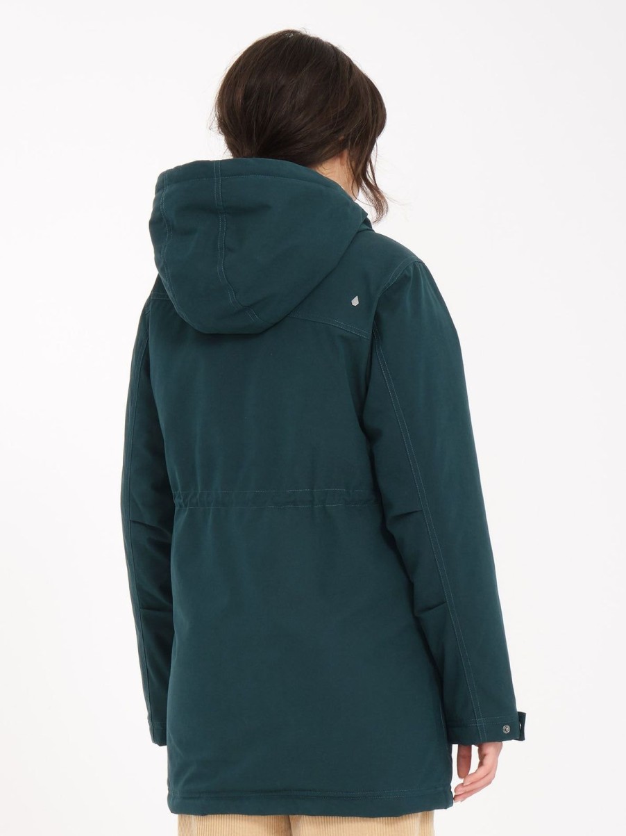 Femme Volcom Vestes | Parka Less Is More 5K Ponderosa Pine